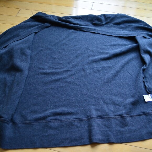 Pact Women’s Size XL/XXL Gray Organic Cotton Open Front Cardigan Pockets - Picture 9 of 13